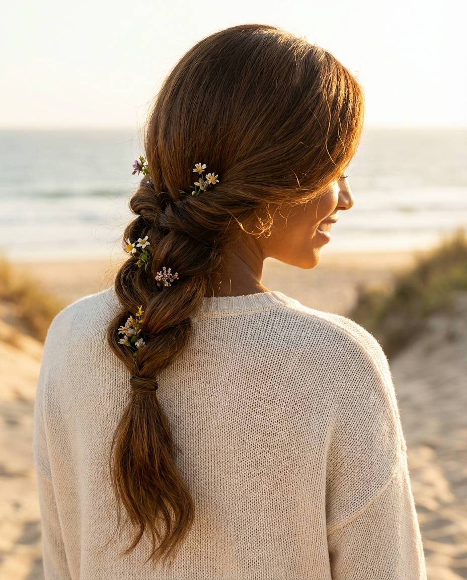 High Fishtail Braid