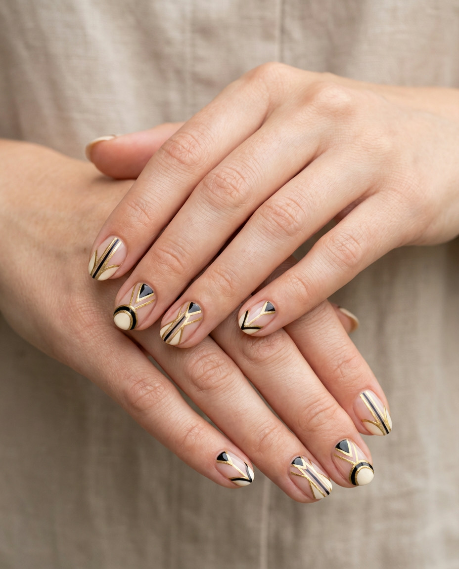 Graffiti Art Square Nails