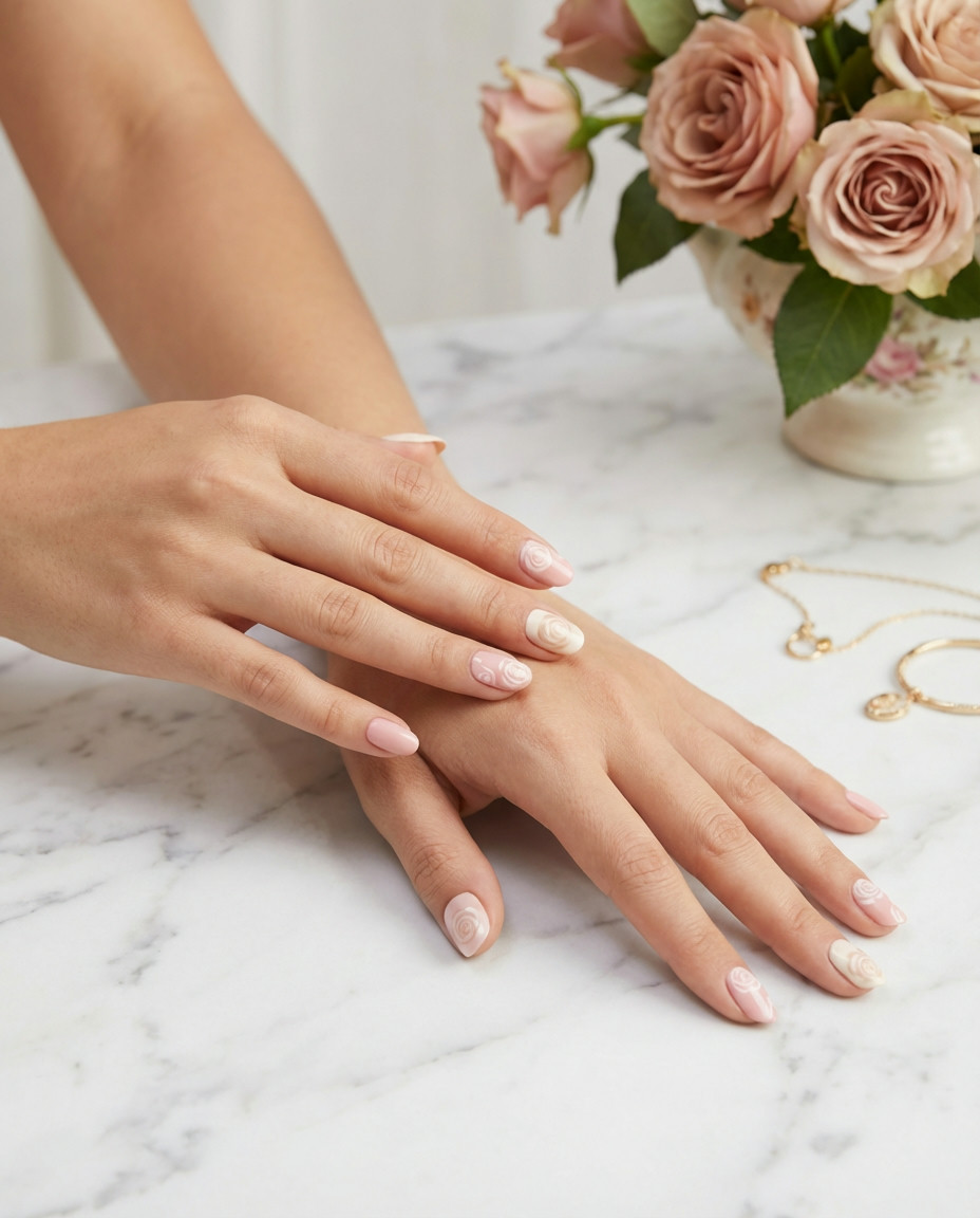 Polished Short Square Nails for Effortless Class