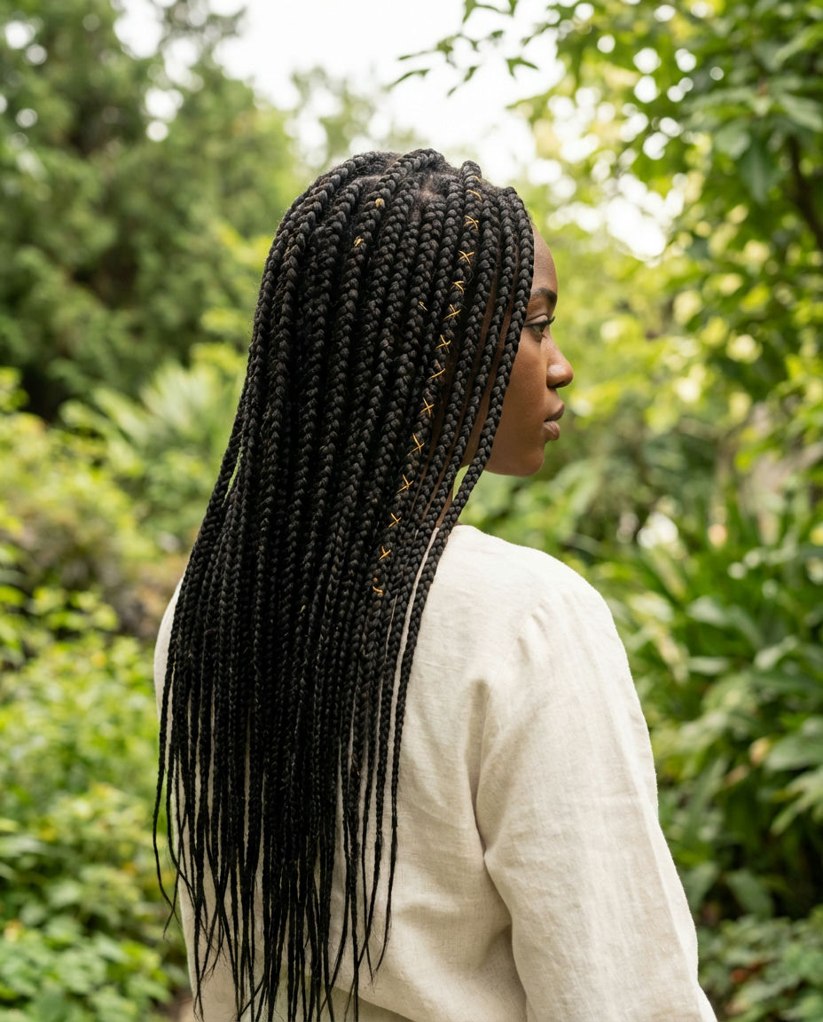 Coastal Grandmother Protective Styles with Braids