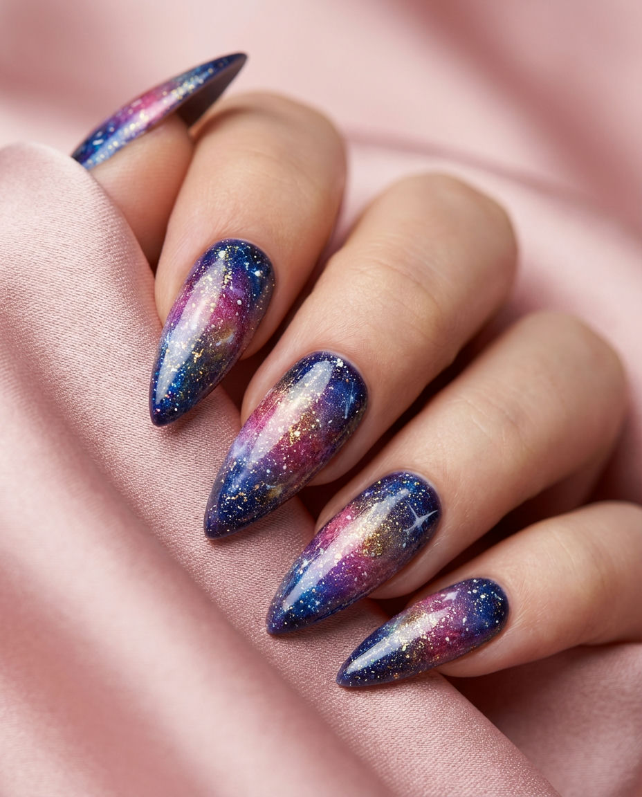 Animal Print Stiletto Nails with Fierce Glamour