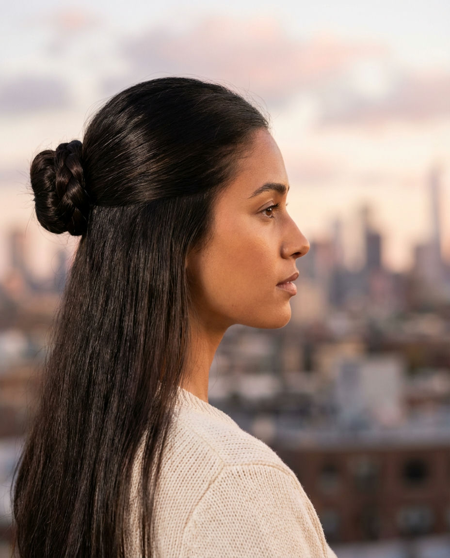Effortless Messy Top Knot