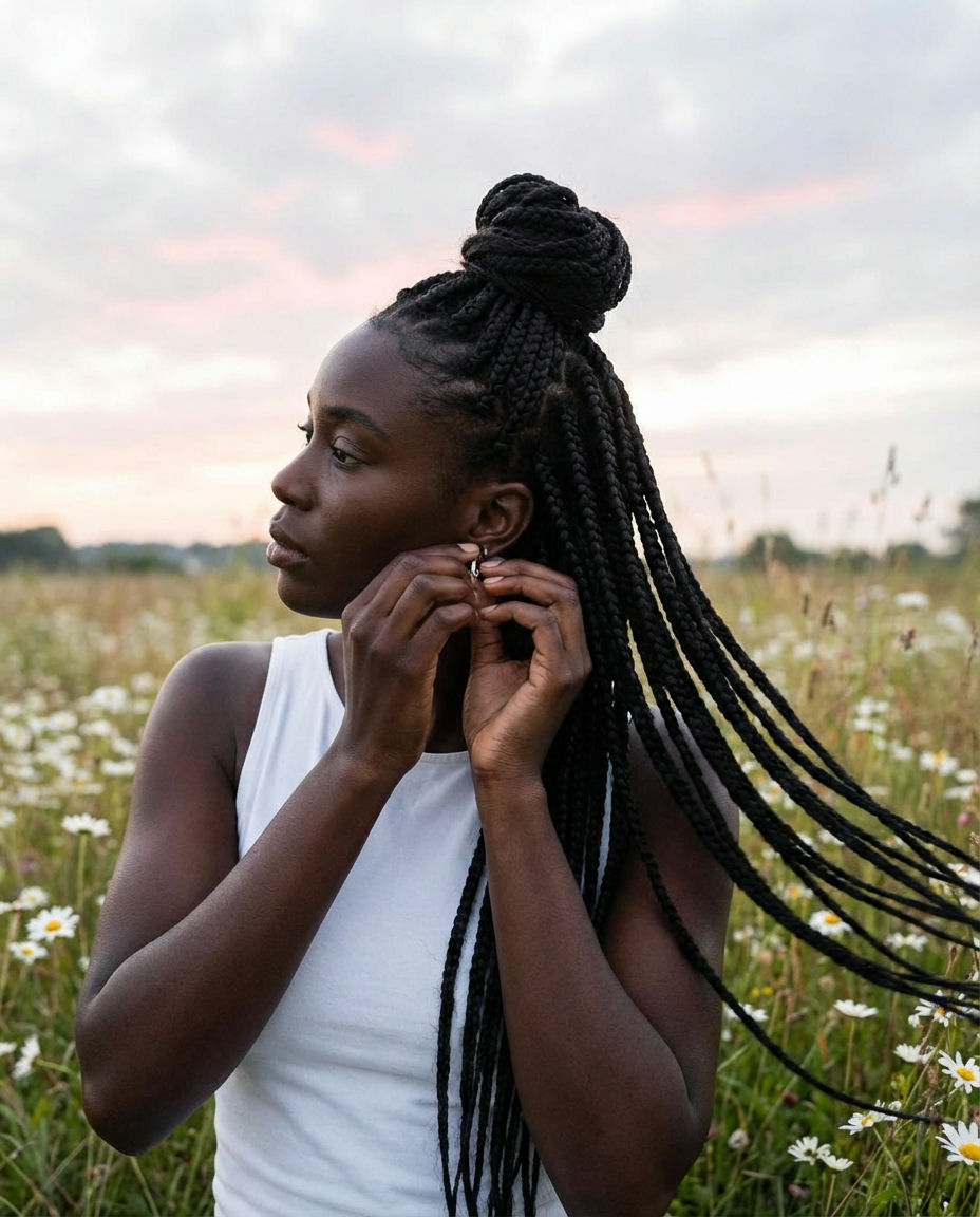 Kids' Creative Short Box Braid Adventures
