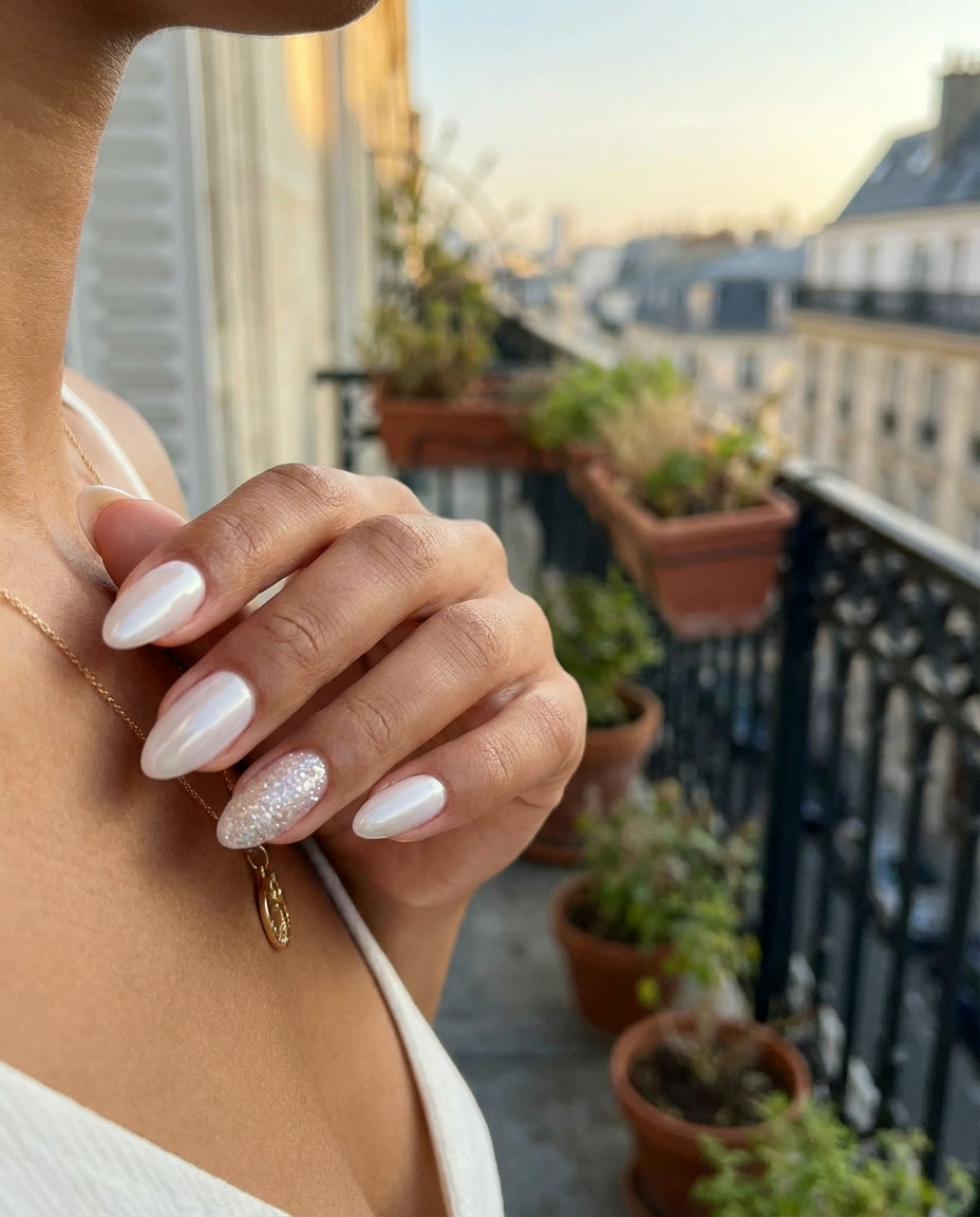 Matte Chrome Squares with Silver Accents