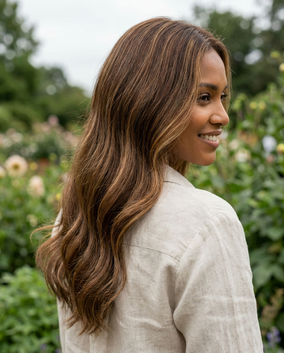 Rose Gold Whisper Bangs
