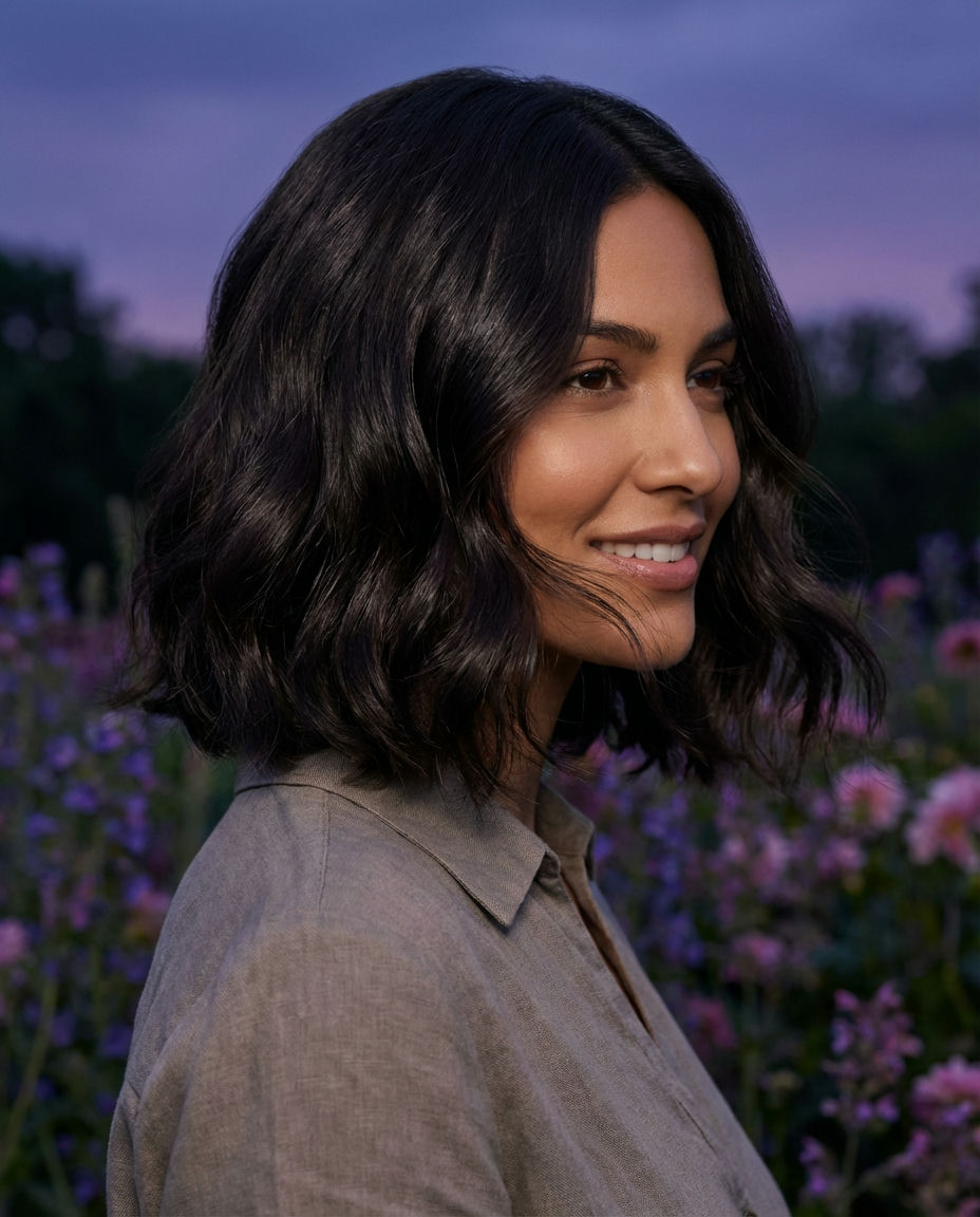 Long Layers with Face-Framing-Highlights