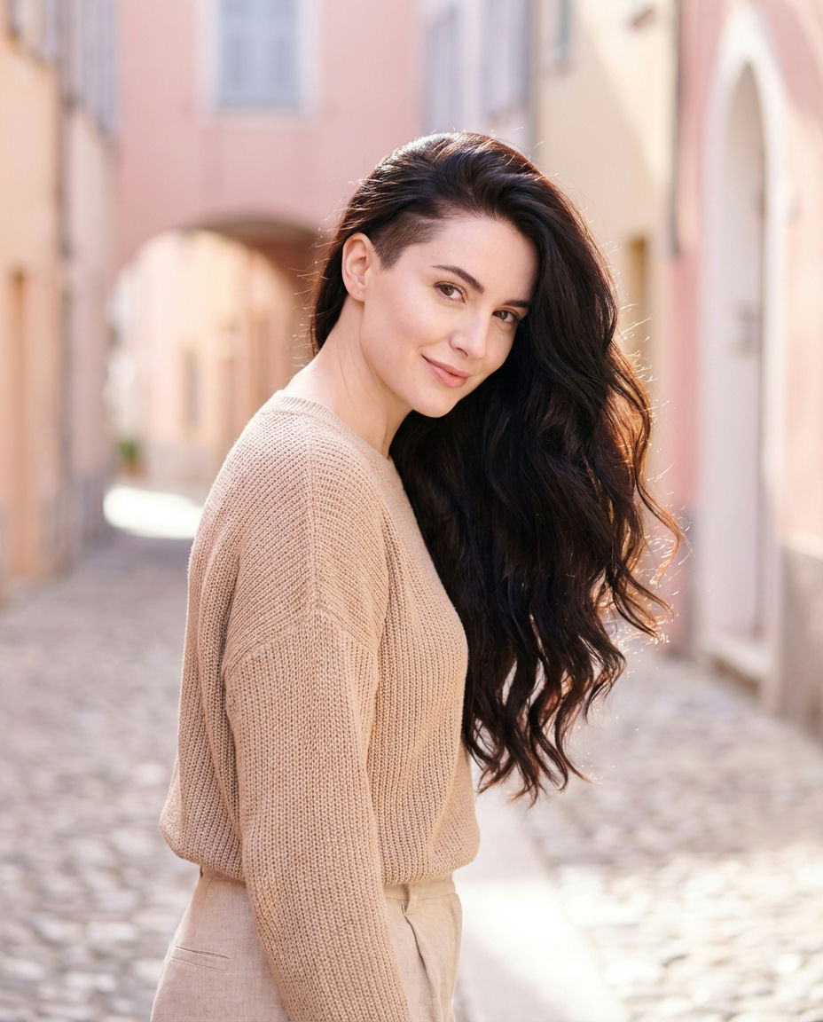 Braided Headband with Loose Waves