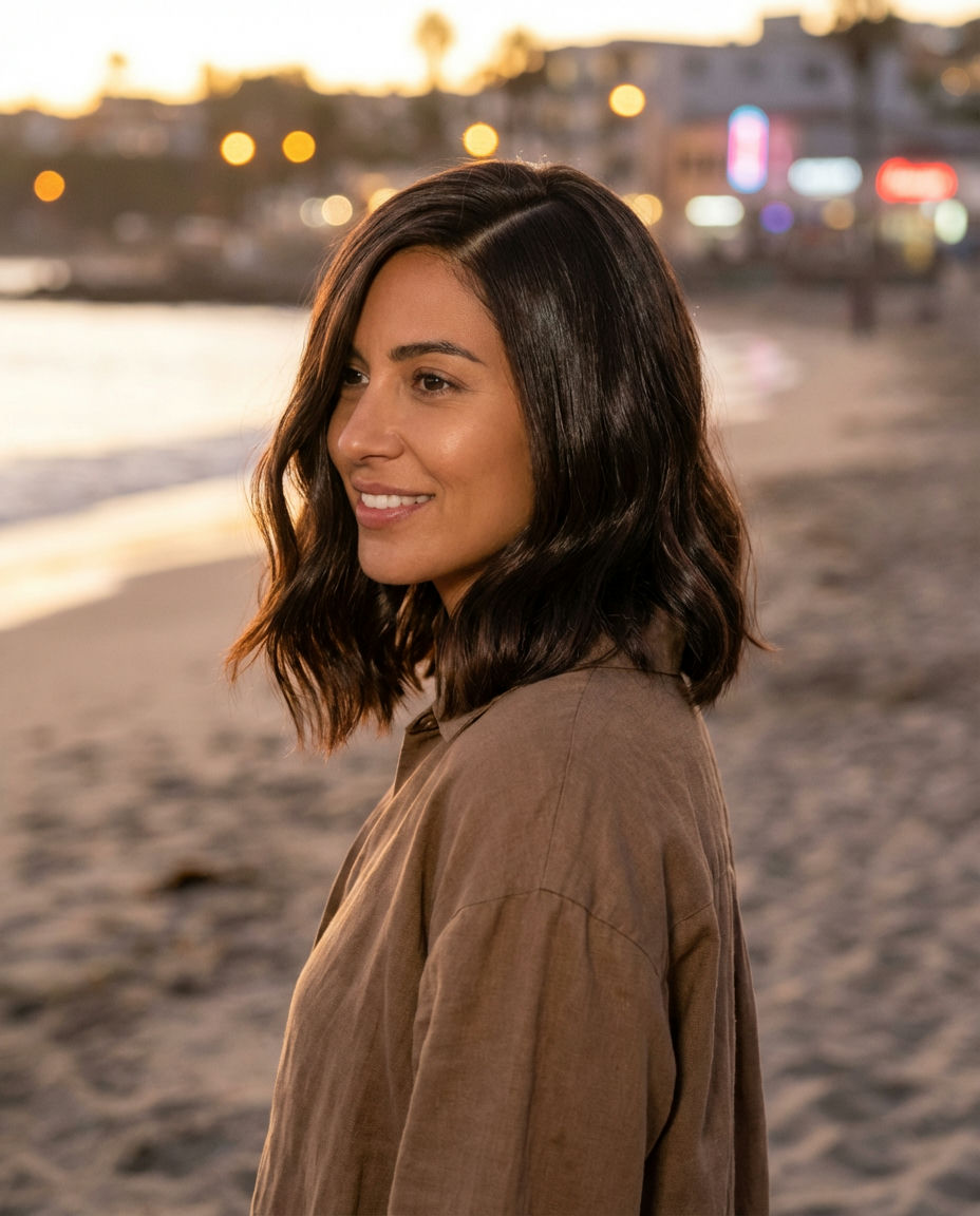 The Textured & Messy Lob with Undercut