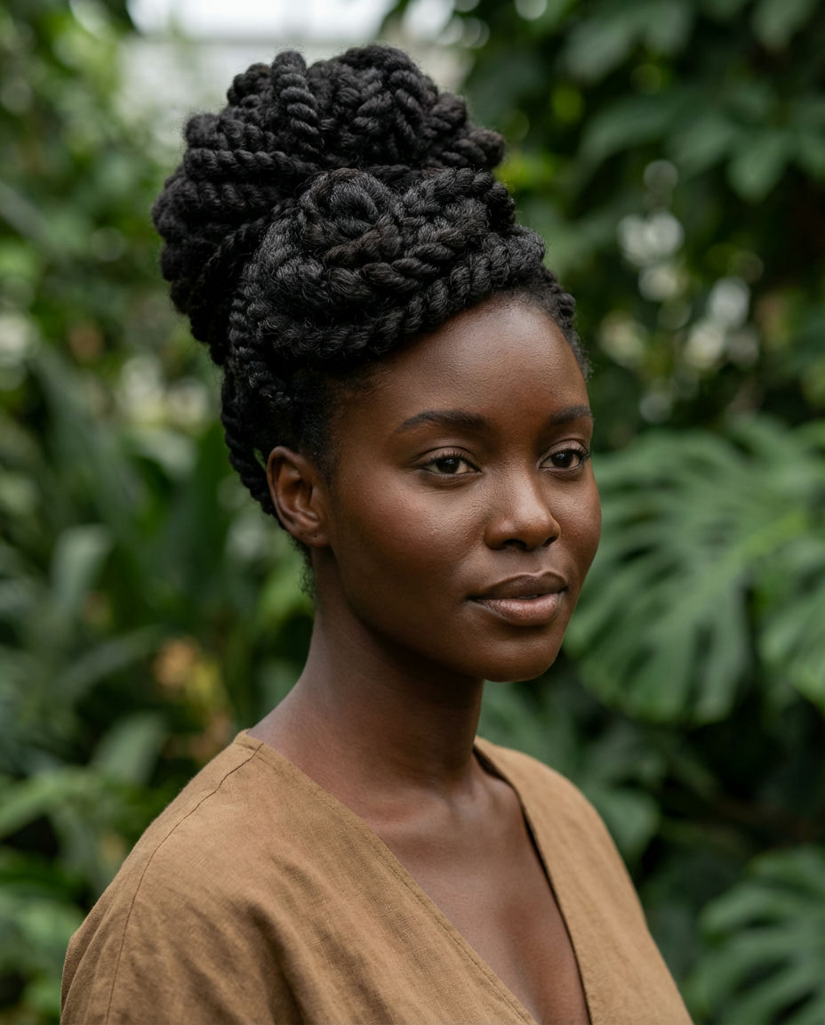 Easy Twists for 4C Hair Minimalist Aesthetic
