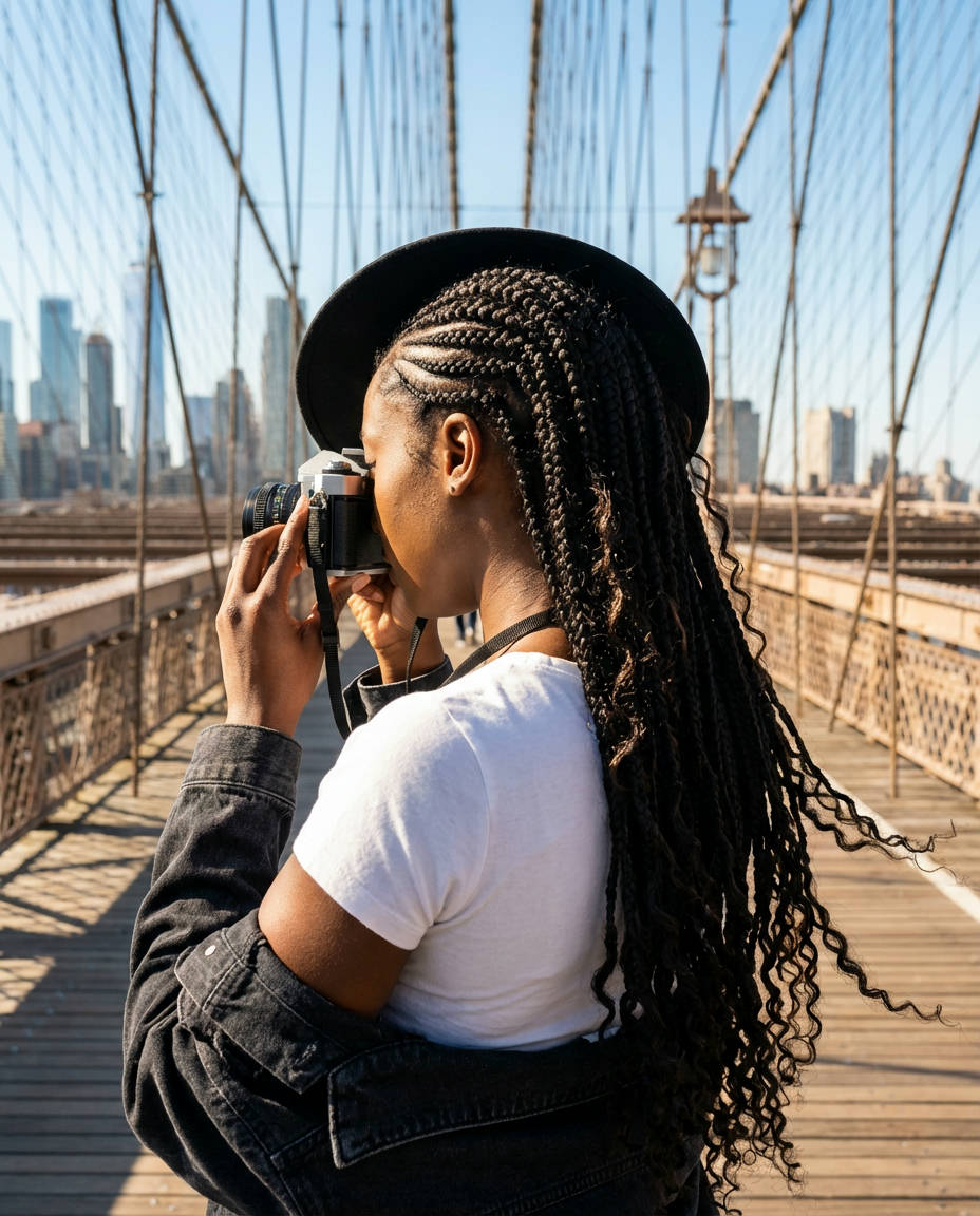 Maxi Dress Ready: Long Box Braid Hairstyles
