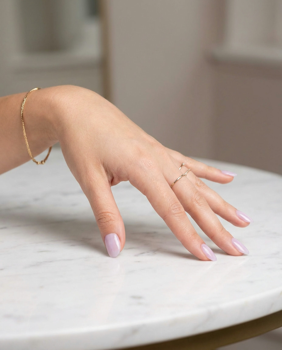 Delicate Lace Patterned Nails Evoking Old World Charm
