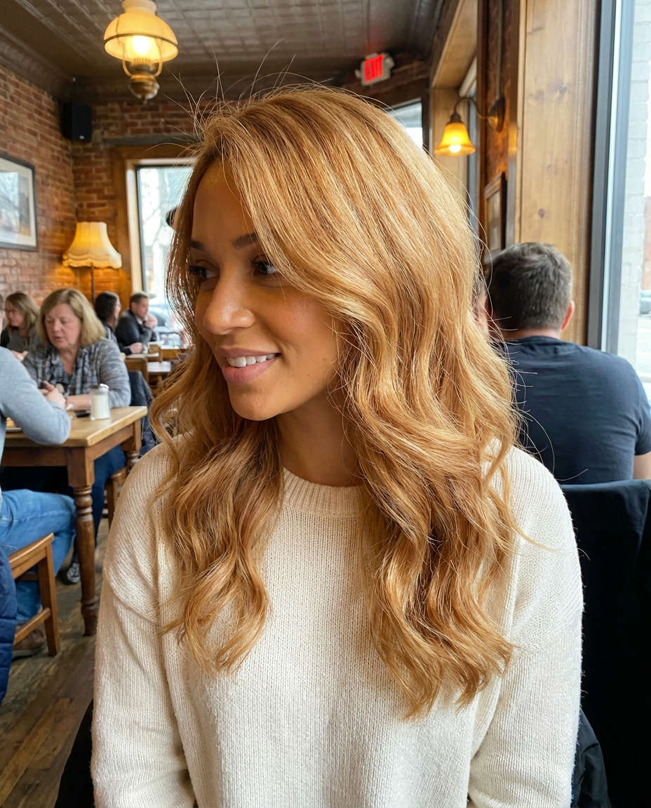 Bright Strawberry Blonde for Bold Personalities