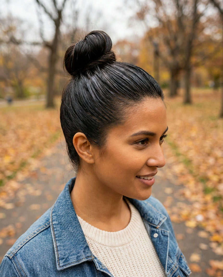 The Wrapped Hair Bun