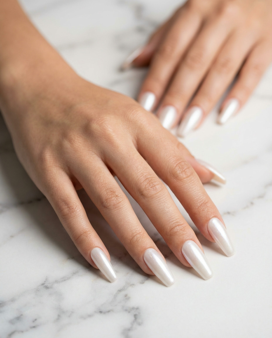 Subtle Gold Accent Nails for Old Money Grace