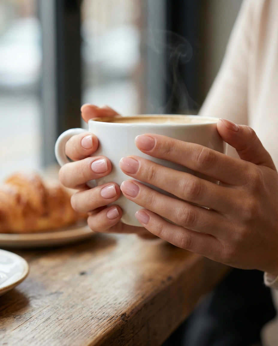 Classic French Manicure with a Modern Twist
