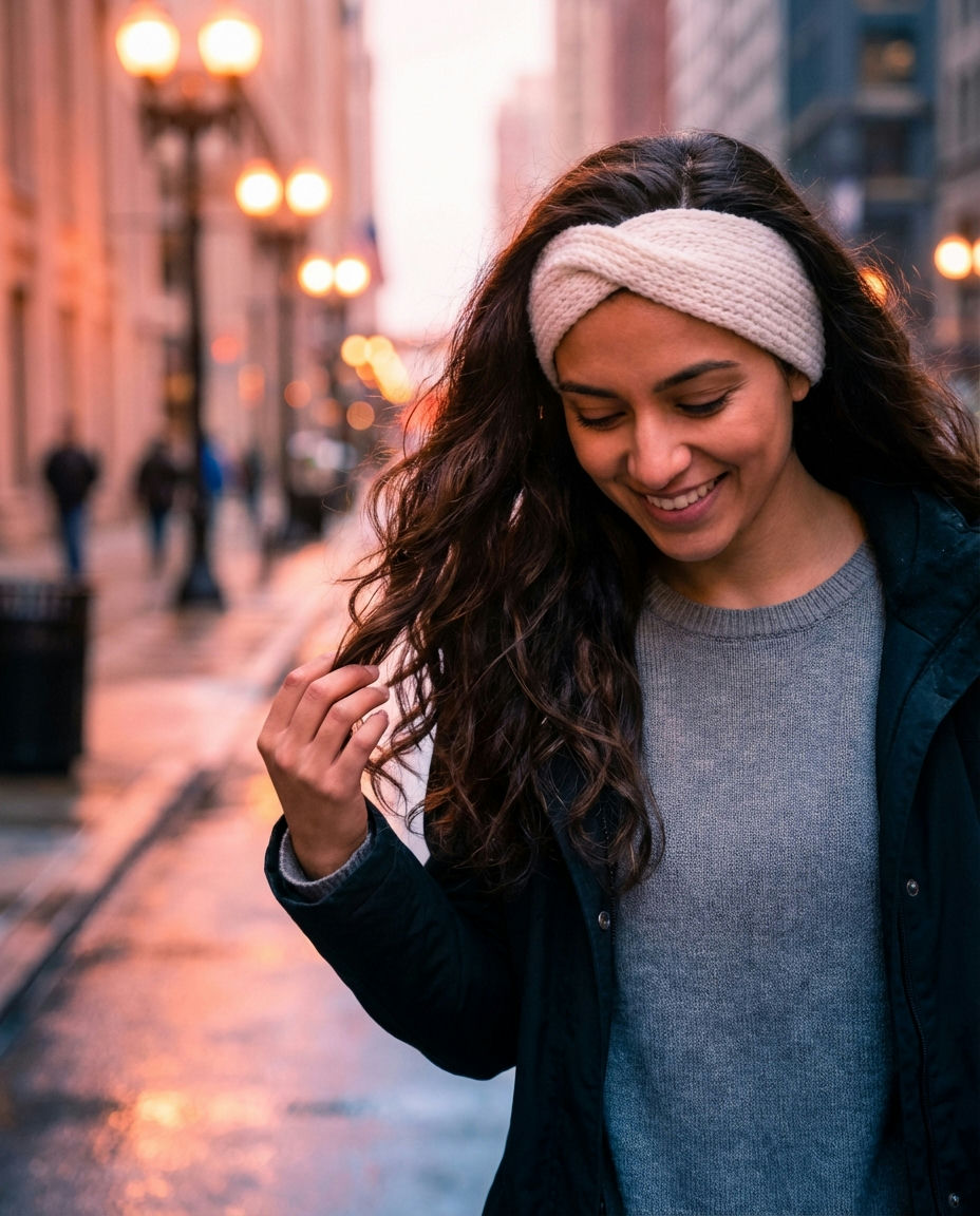 Braided Crown with Floral Headband