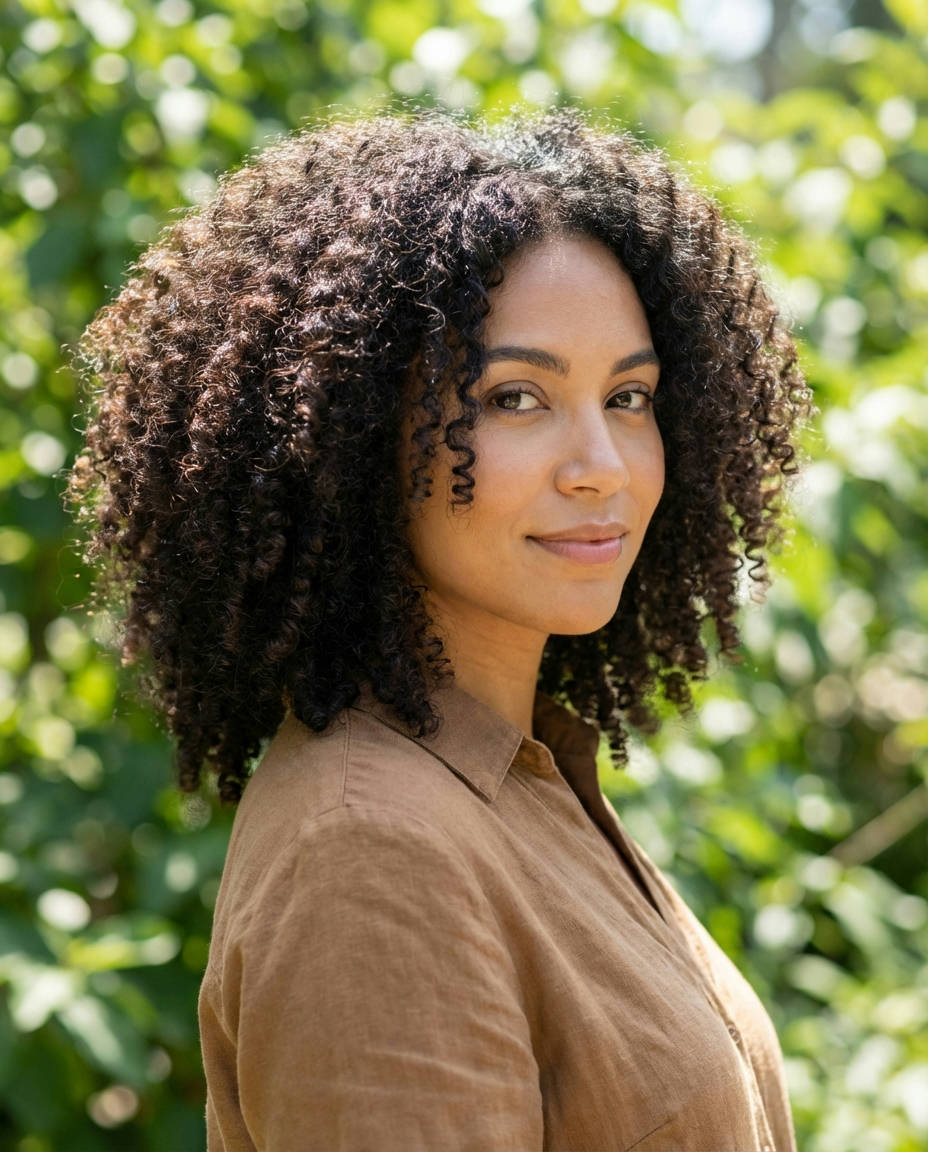 Voluminous Pineapple Updo for Short Curls