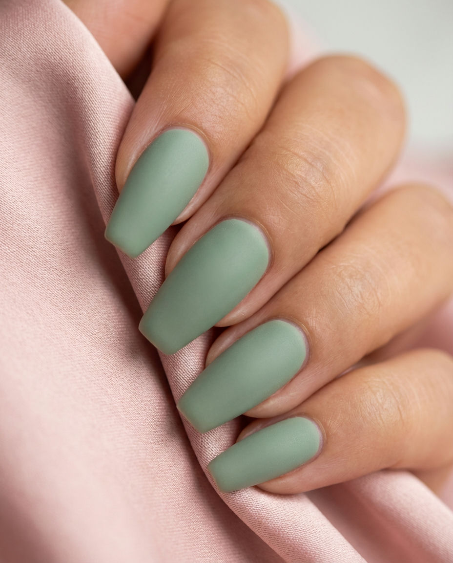 Minimalist White Matte Swirl