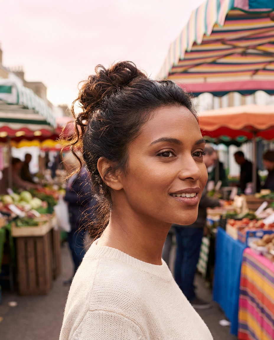 Chic Messy Bun for a Wedding