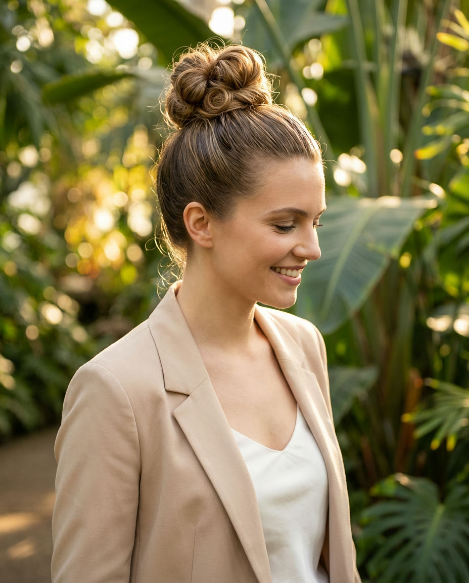 The 'Barely There' Low Bun