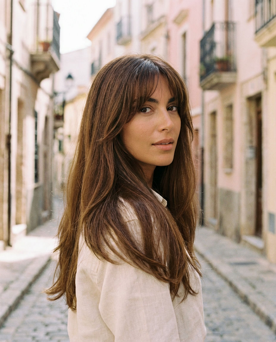 Smooth & Straight with Long Hair