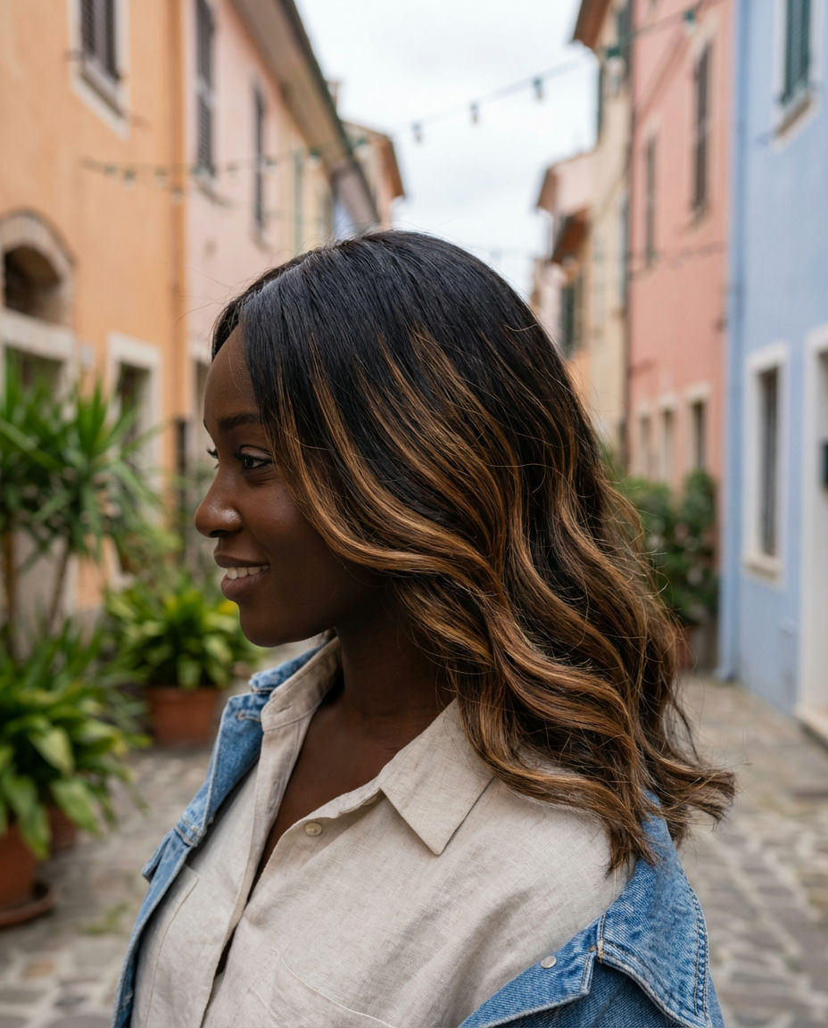 Romantic Calico Fade: Soft Blended Ombre Finish