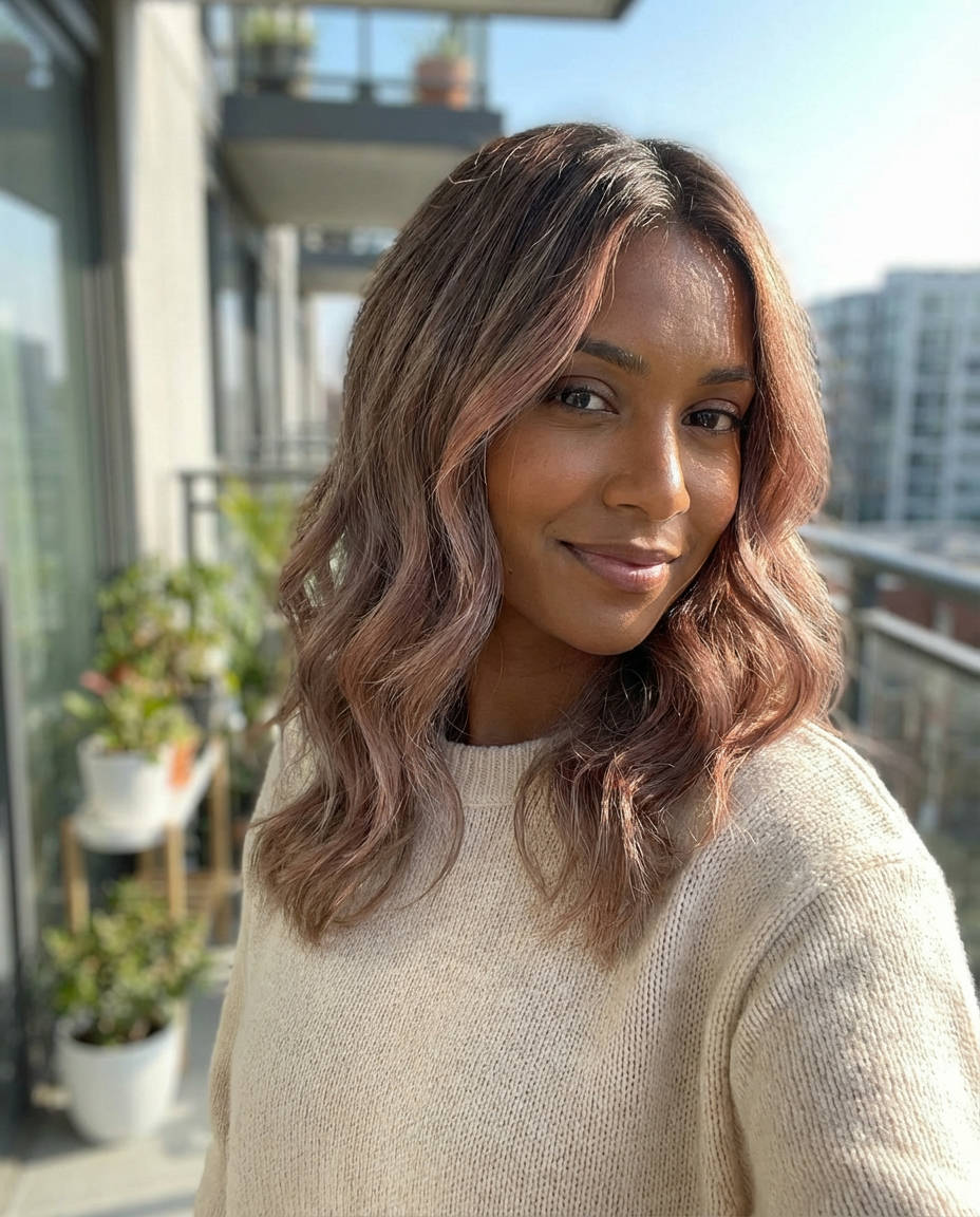 Ash Brown with a Soft Fade