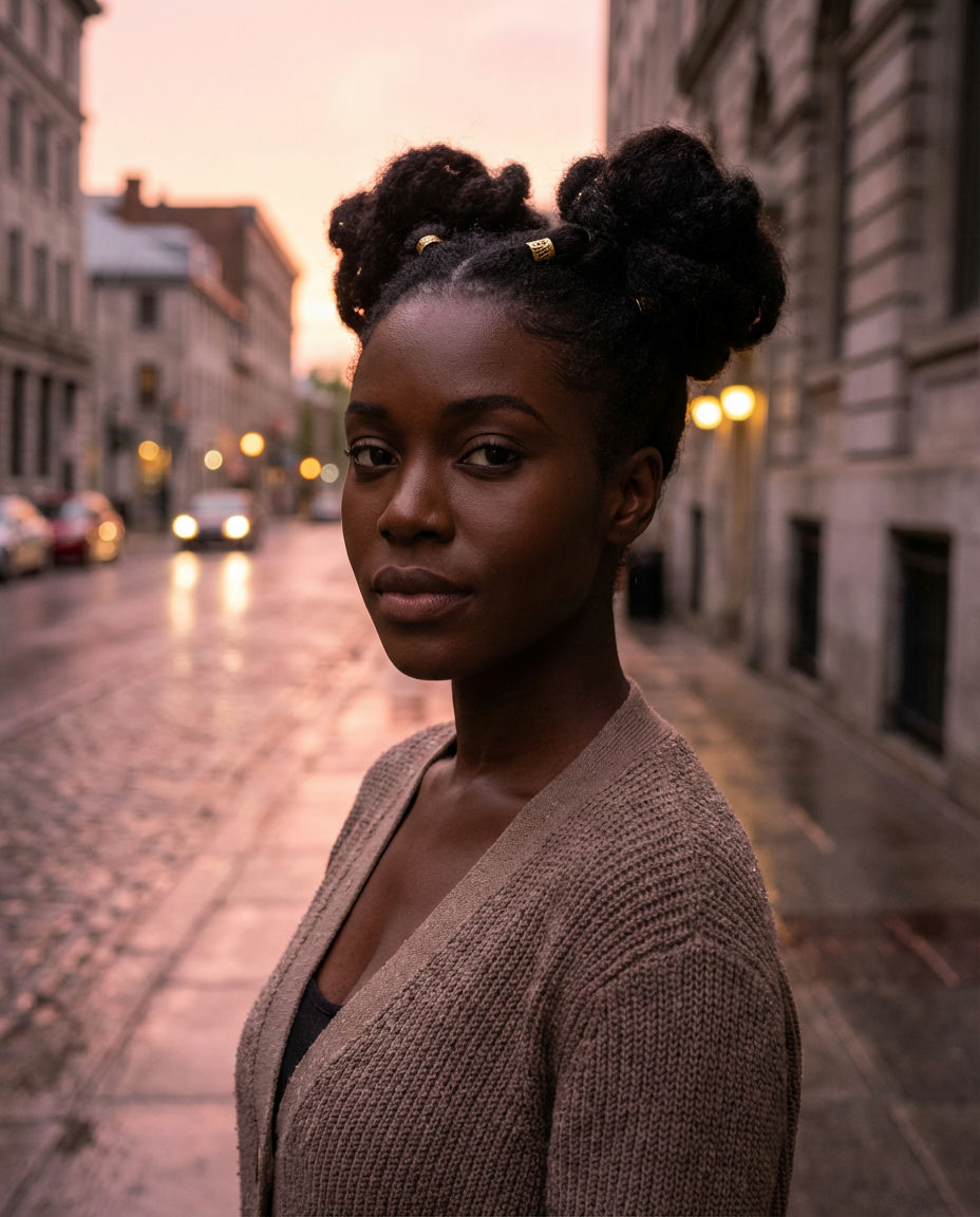 Romantic Messy Braided Crown Bun