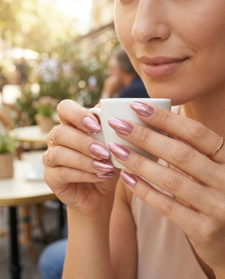 Ombré Pink Chrome Fade