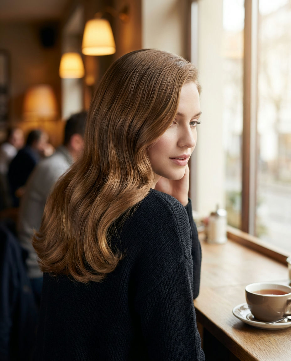 Classic Low Ponytail with a Wrap