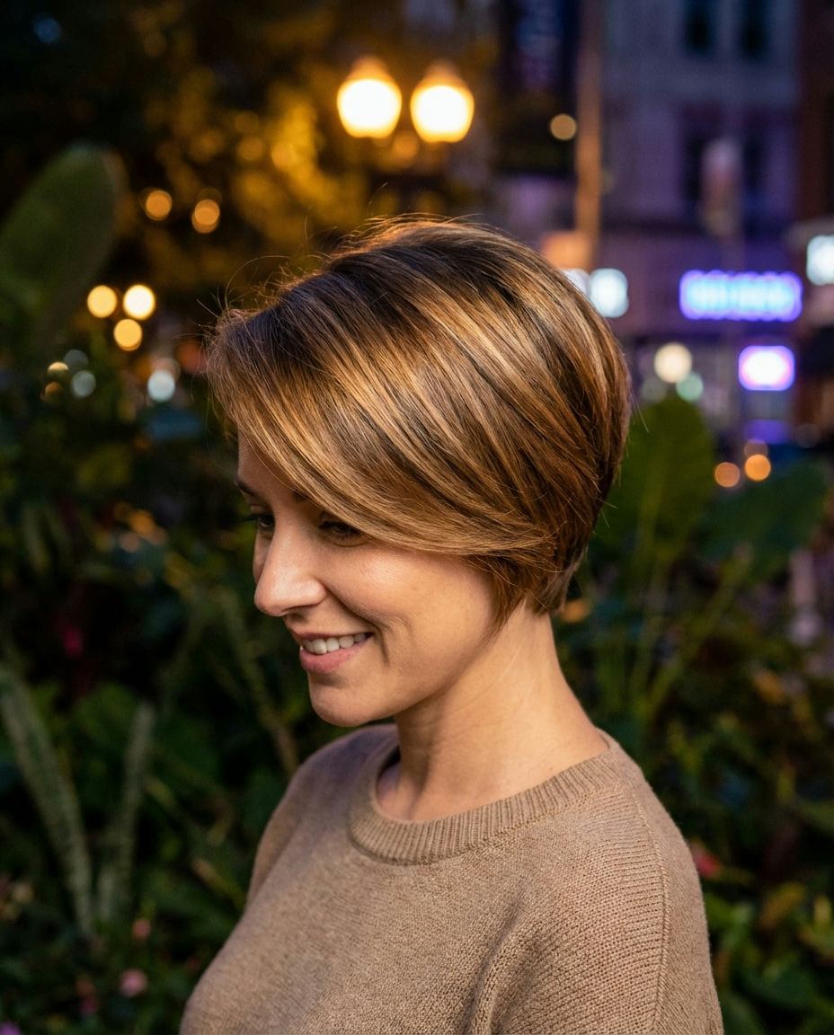 Chunky Honey Brown Highlights