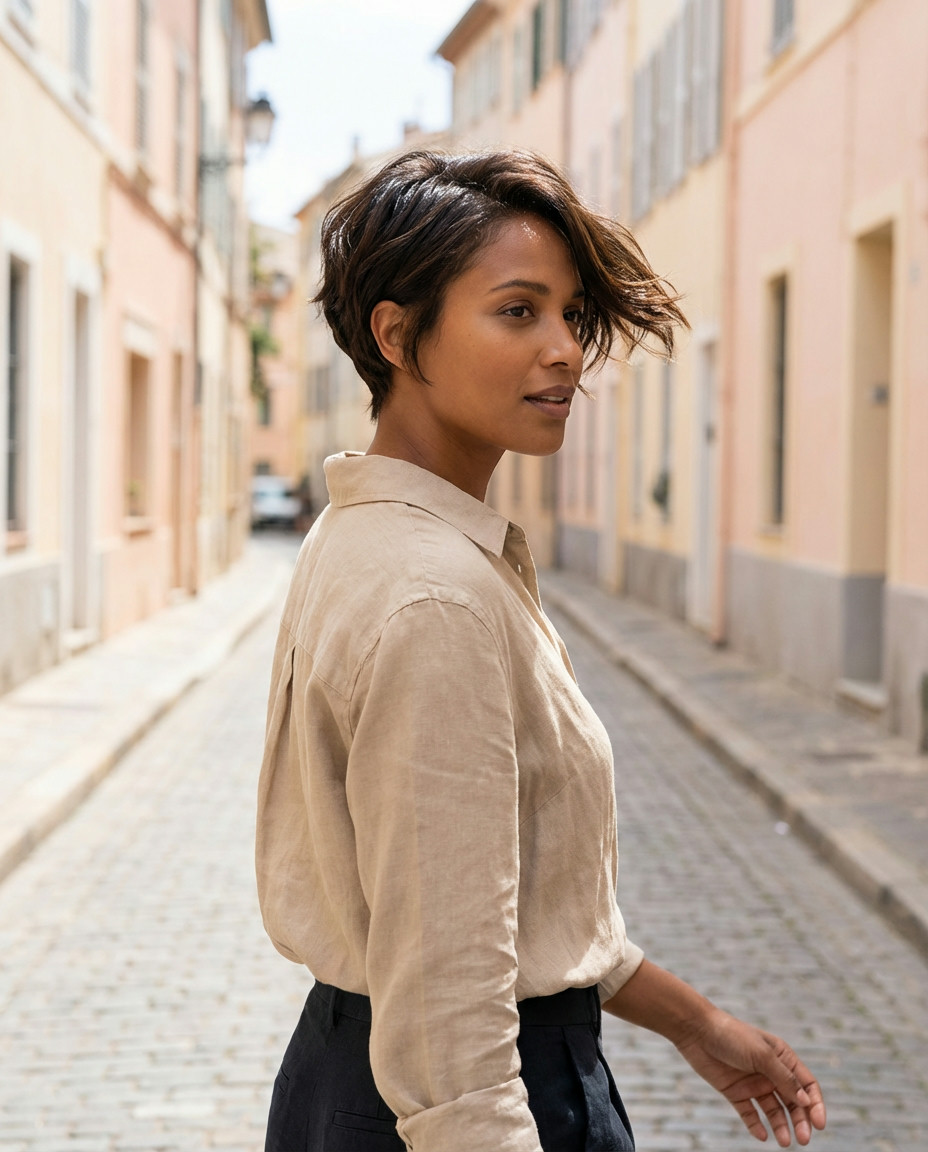 Blonde Pixie: Sun-Kissed Glamour for Vacation Escapes