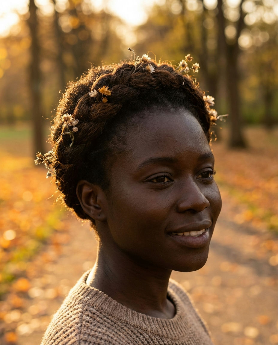 Silk Press Pixie (Black Women)