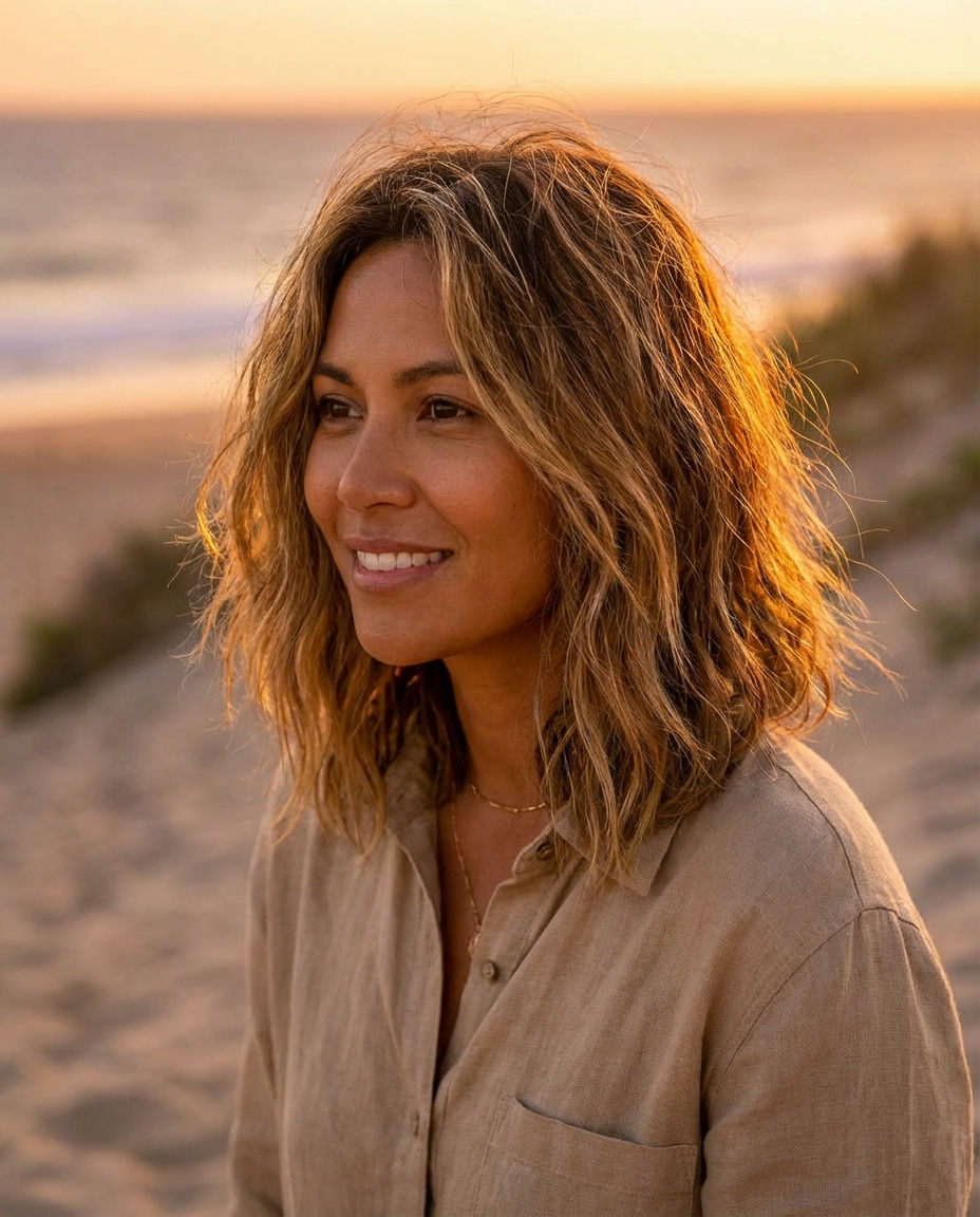 Voluminous Blowout with Face-Framing Layers