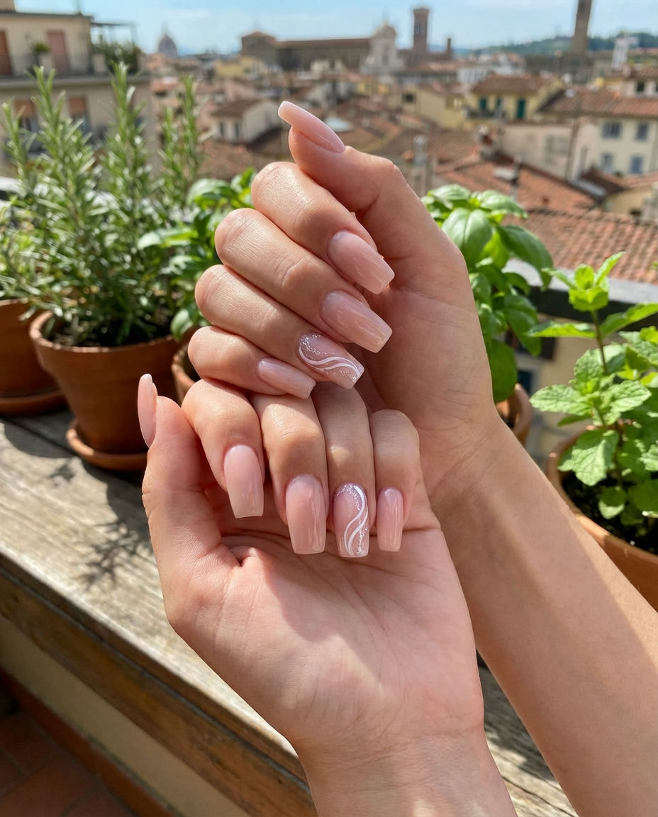 Clean and Simple Nude Squares