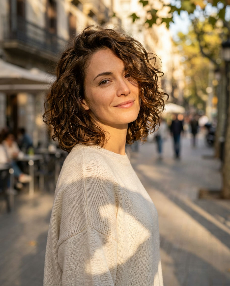 Beachy Waves with Center Part