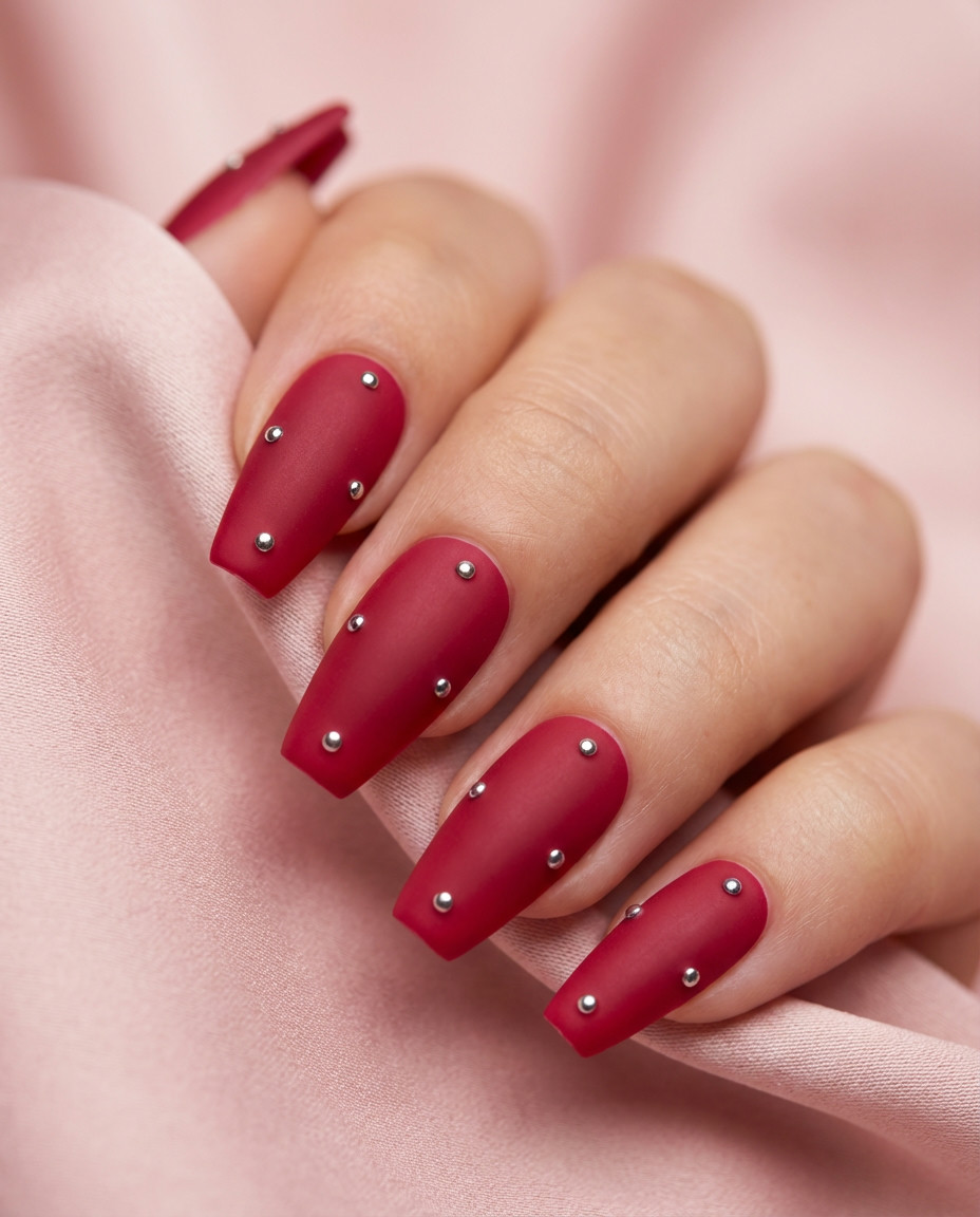 Crimson Glitter Fade