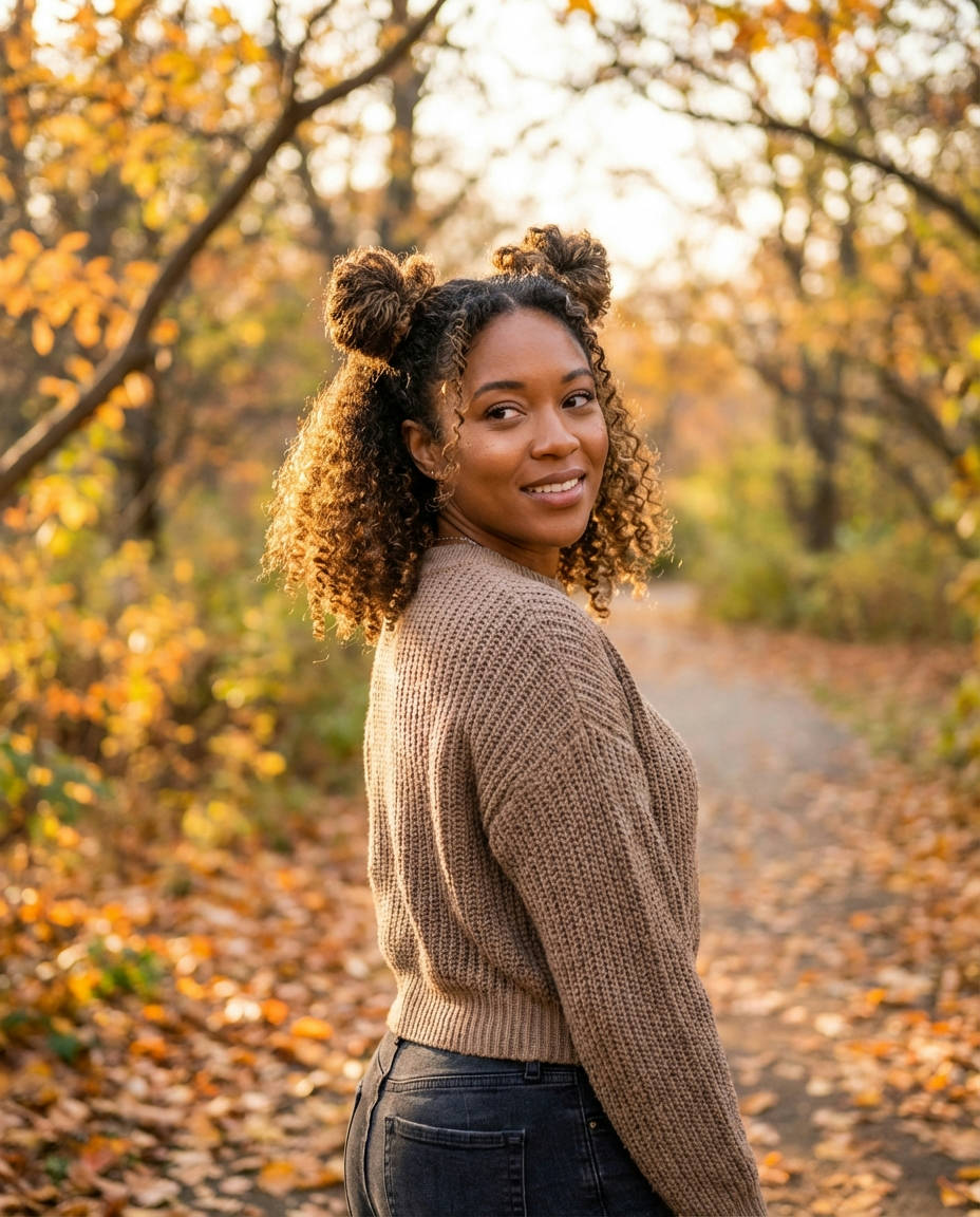 High Ponytail with Clip-In Extension for Volume