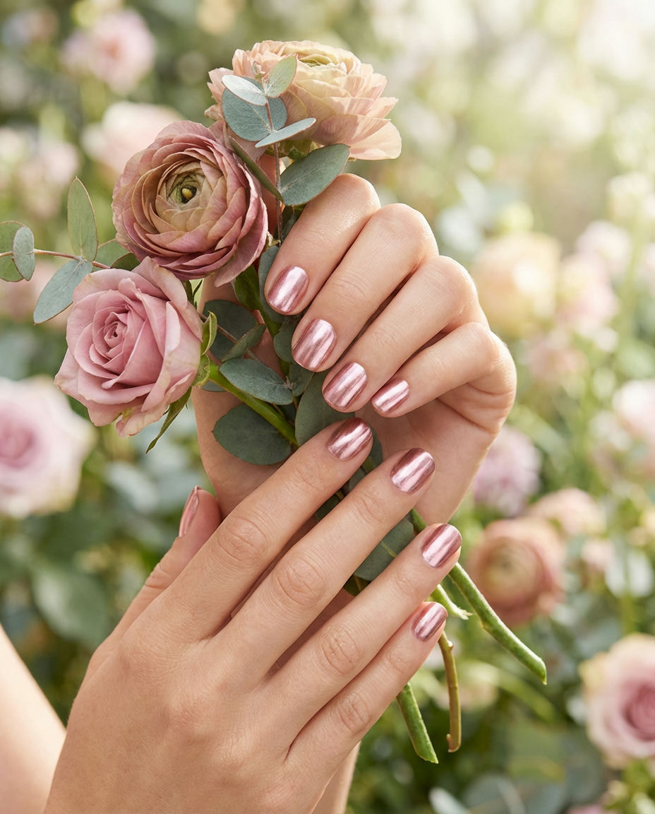 Matte Pink Chrome Accents