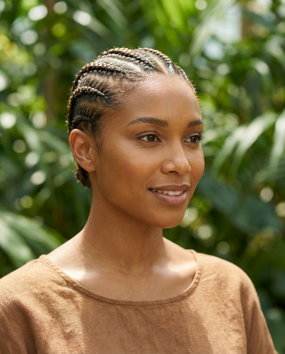 Fishbone Cornrows