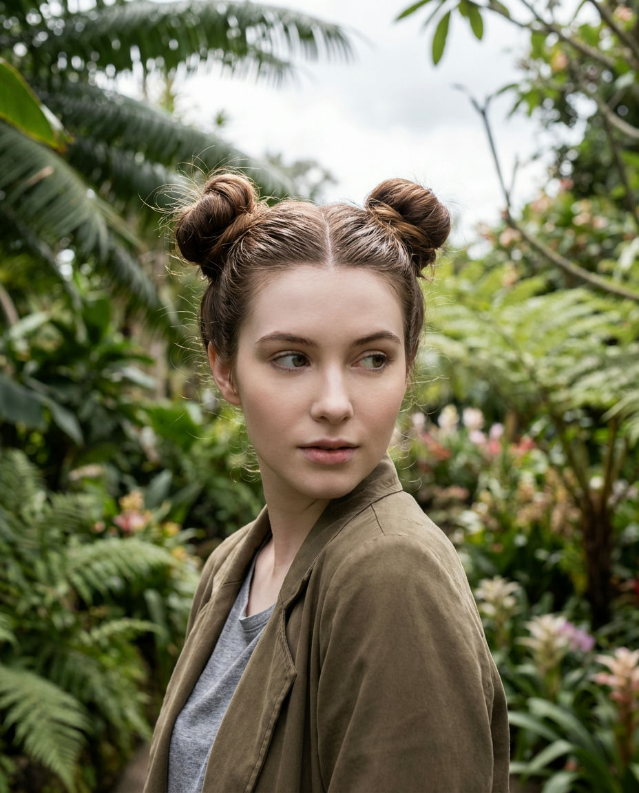 Double Dutch Braided Buns