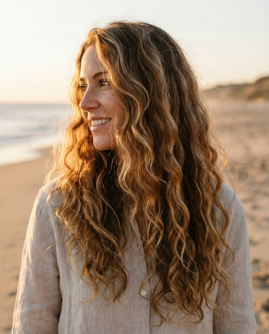 Soft Ombré Layers with Face Framing
