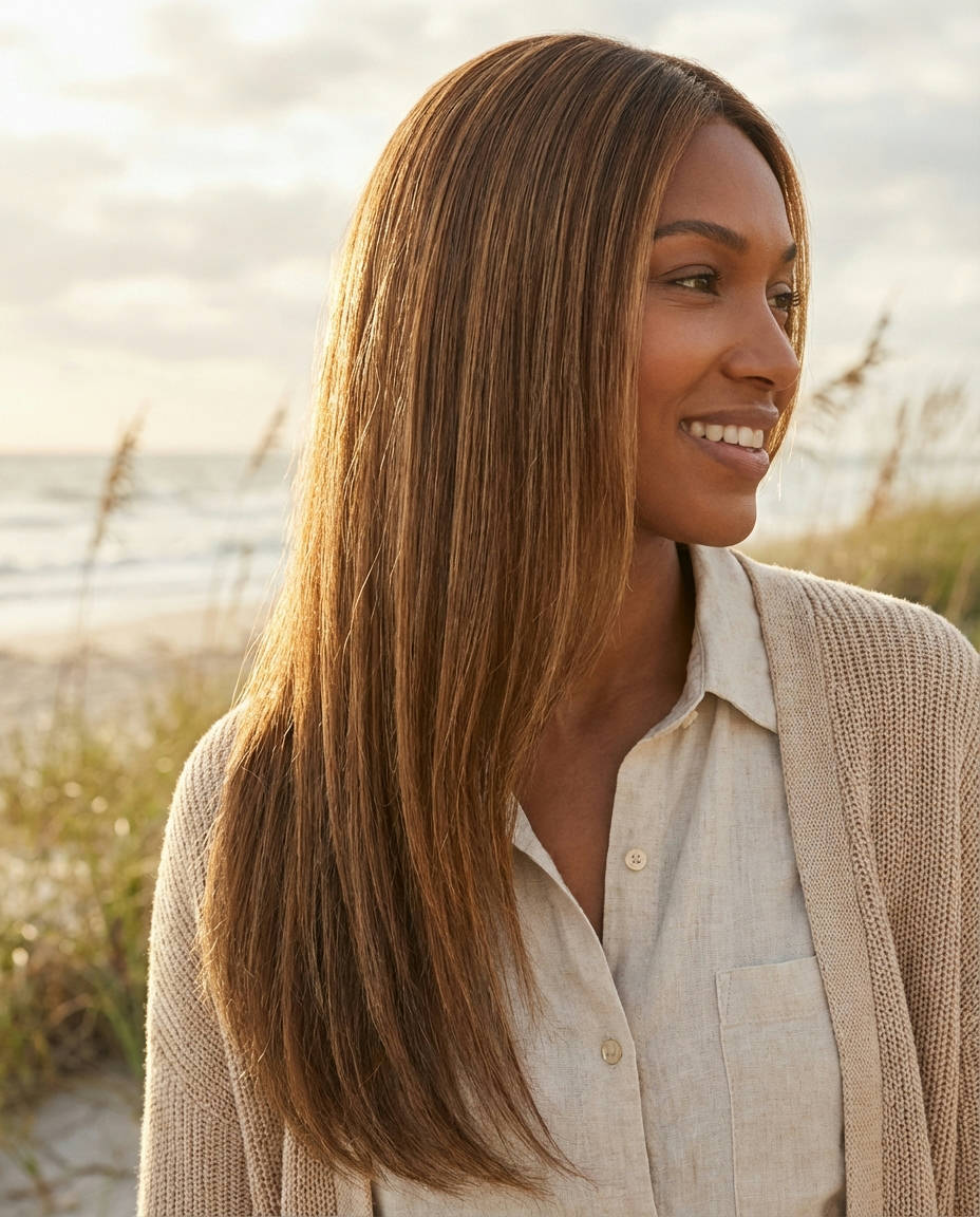 Honey Brown with Peek-a-Boo Highlights