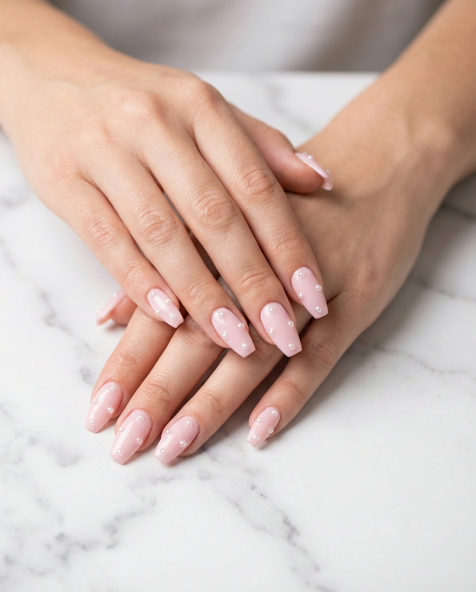 Delicate Sheer Pink Ballerina