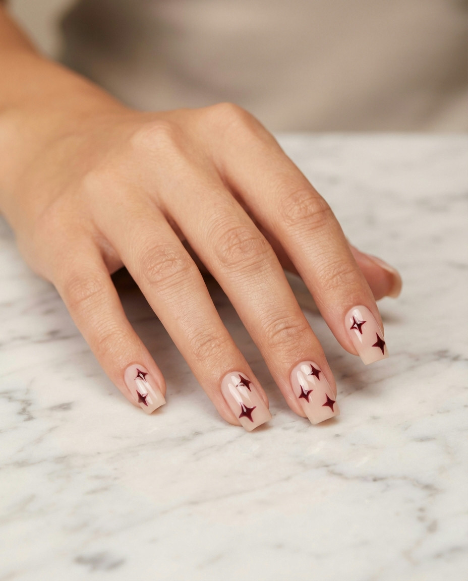 Whimsical Painted Stars