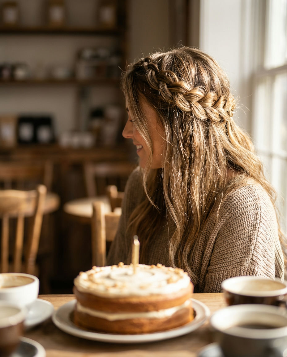 Boho Braids with Waves