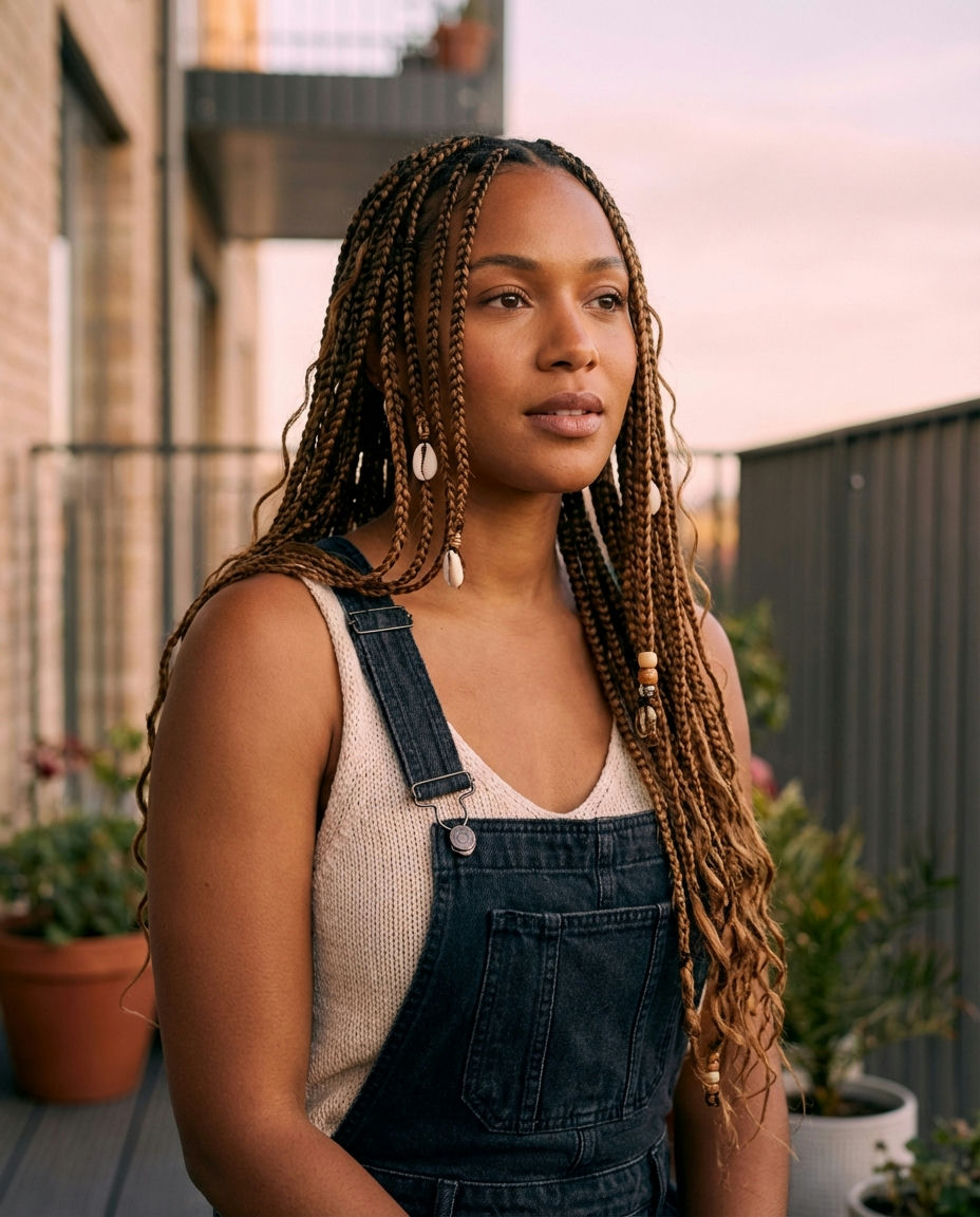 Fulani Braids Perimeter Styling for Definition
