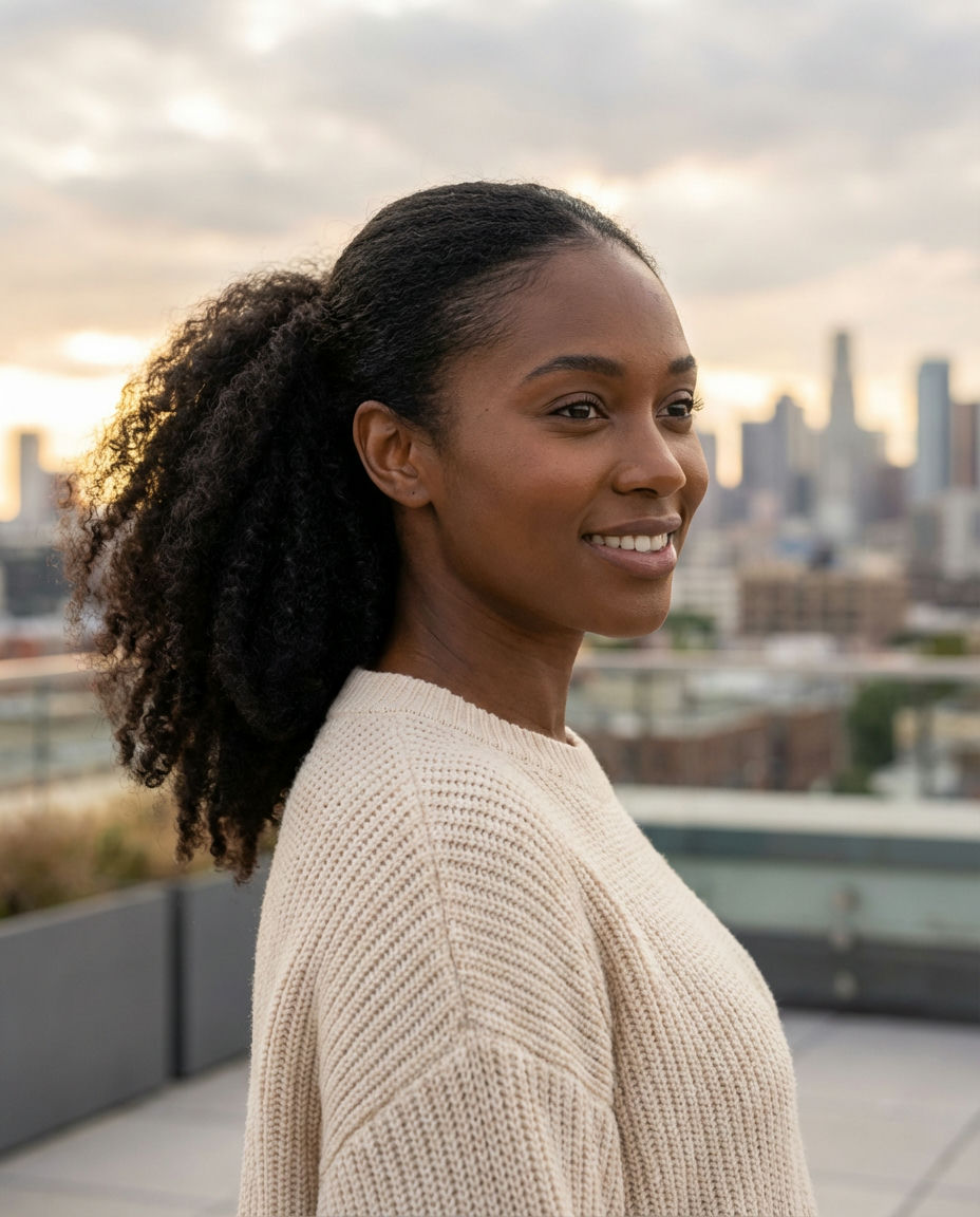Effortless Half-Up Twist