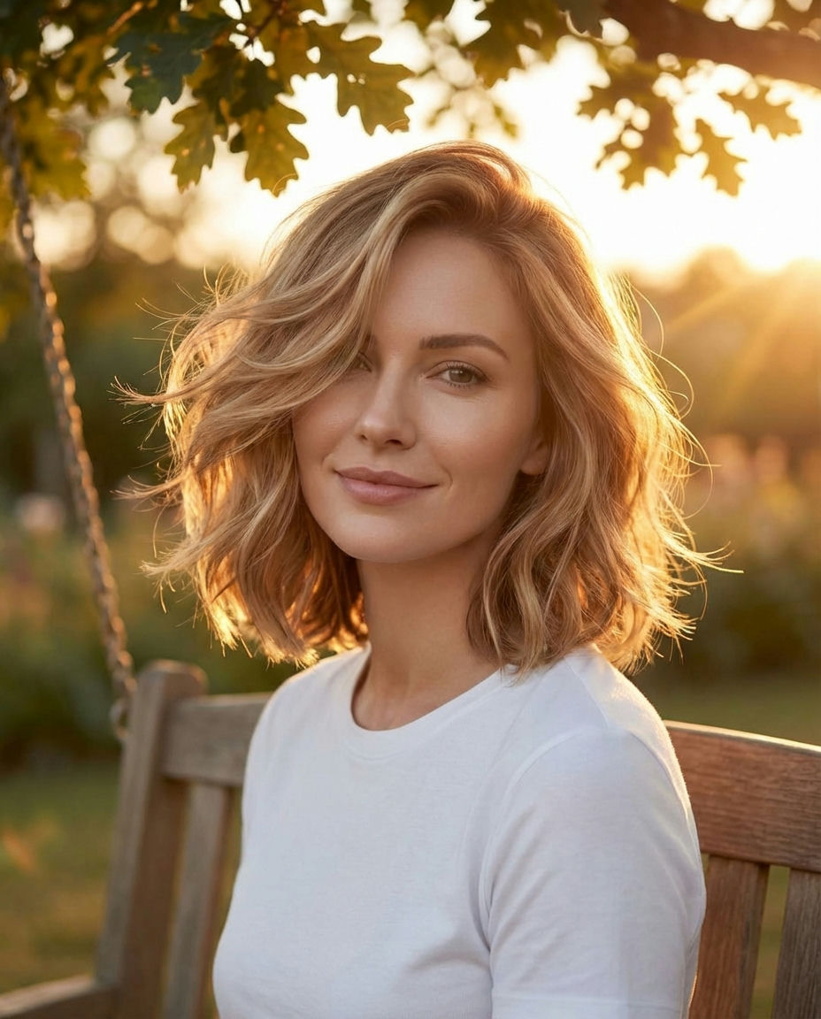 Mushroom Blonde Highlights