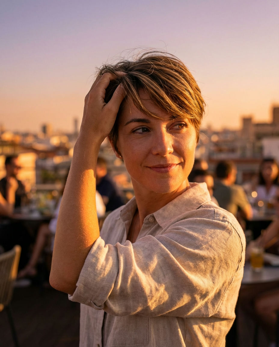Asymmetrical Bob with Deep Side Part